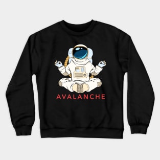 Avalanche  Crypto Cryptocurrency AVAX  coin token Crewneck Sweatshirt